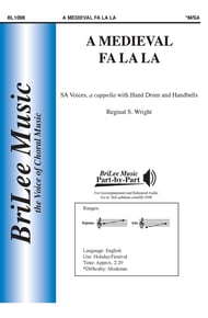 A Medieval Fa La La SA choral sheet music cover Thumbnail